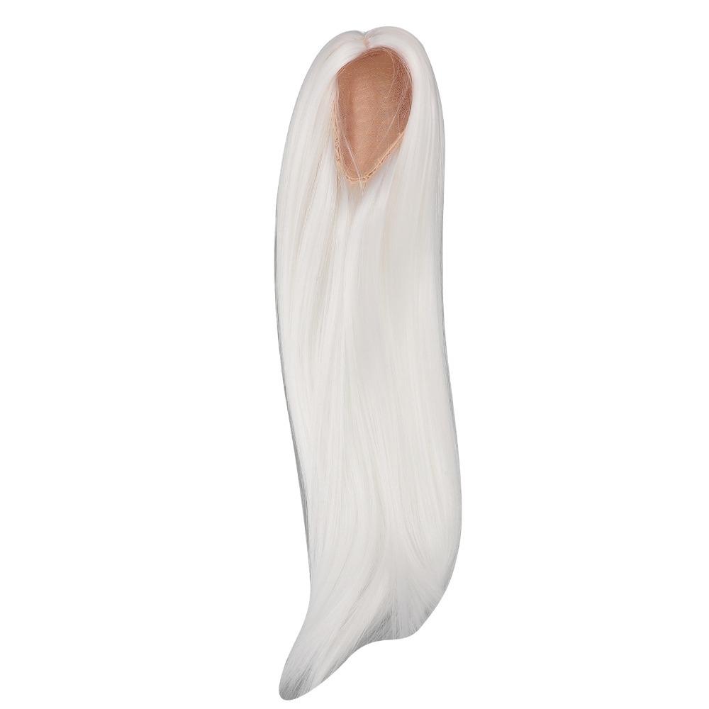 Soft Ball Jointed Doll Wig Trimmable 1/4 Doll Wig Doll Accessories Doll Wig Playing Use