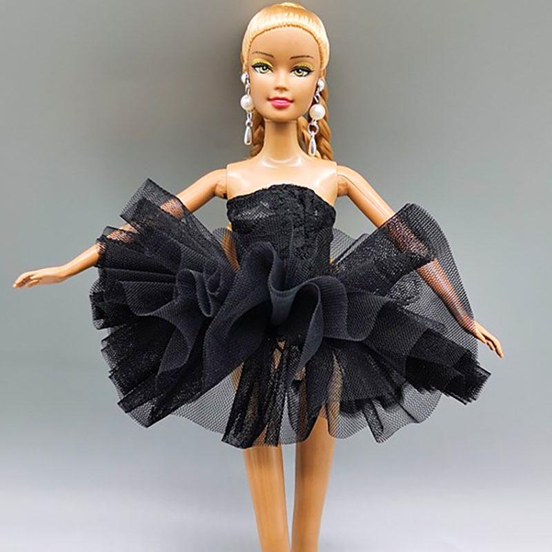 Multicolored Mini Mesh Skirt for 29cm Dolls - Babi Wedding Dress, Short Dress-Up Skirt for Toy Girls