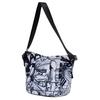 New LiNing Polyester Sling Bag, Crossbody Bag Regular Unisex Black White Pattern ABDR118-2000