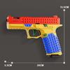 Non-Toxic Sig17 Building Blocks Toy Gun Auto Firing Eject Shell Blowback Soft Bullet Pistol Outdoor War Game For Children Adults Gift