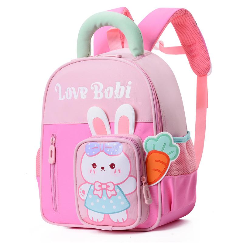 

Детский рюкзак для детского сада, милый рюкзачок для дочери, маленький рюкзак, мультяшный динозавр, белый кролик, рюкзак для мальчика 31*25*11cm