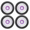 4Pcs RC Car Front Rear Rubber Tires Set Fit for WLtoys 1 12 124019 Remote Control Cars