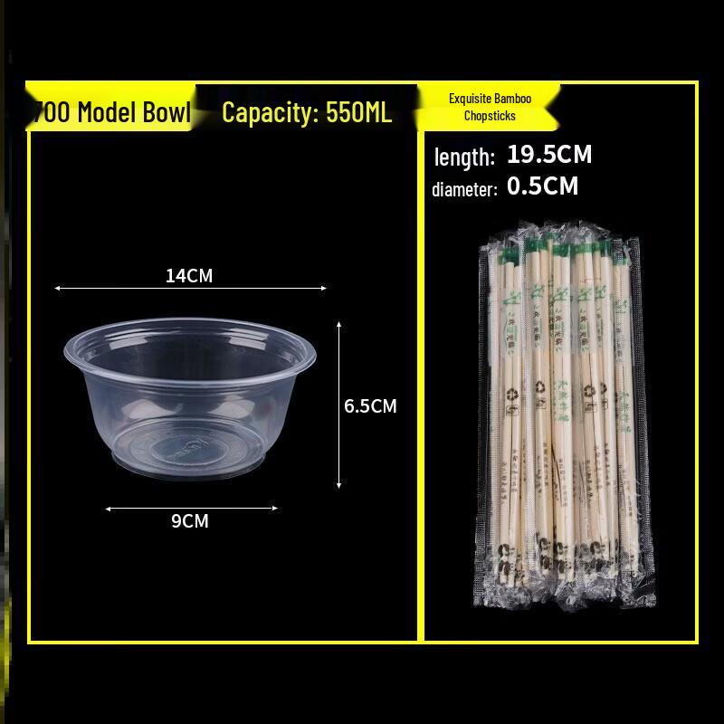 

Biaoxing Disposable Plastic Takeaway Bowl