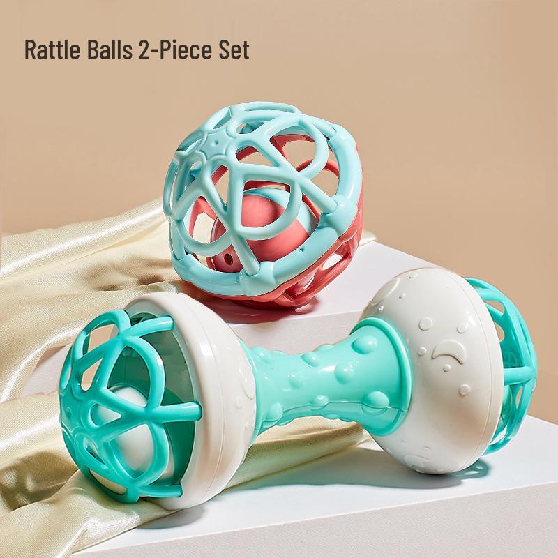 Infant Rattle Toys: Grasp & Teethe Set for Newborns 0-3 Months