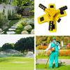 Lawn Sprinkler Garden Lawn Sprinkler Yard Sprinkler 360 Degree Rotating Irrigation System Adjustable water spray range For Garde