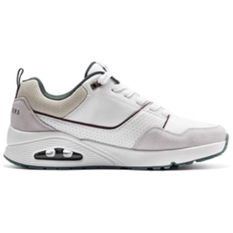 Skechers Street Series Fashion Low Top Casual Running Shoes Men Sneakers White 183020-WGR