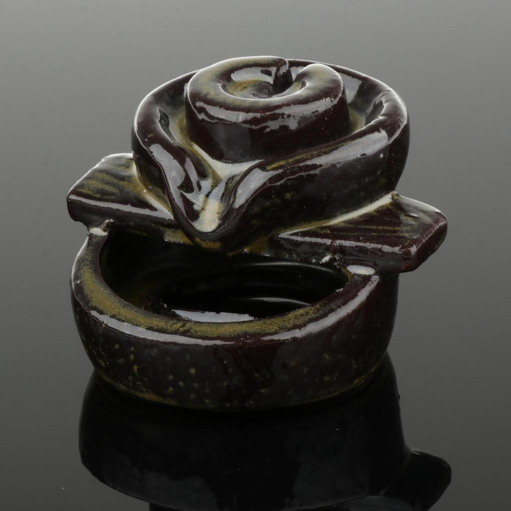 Ceramic Waterfall Backflow Incense Holder, Incense Cones Burners, Creative Censer Refluent Home Decor Ornaments