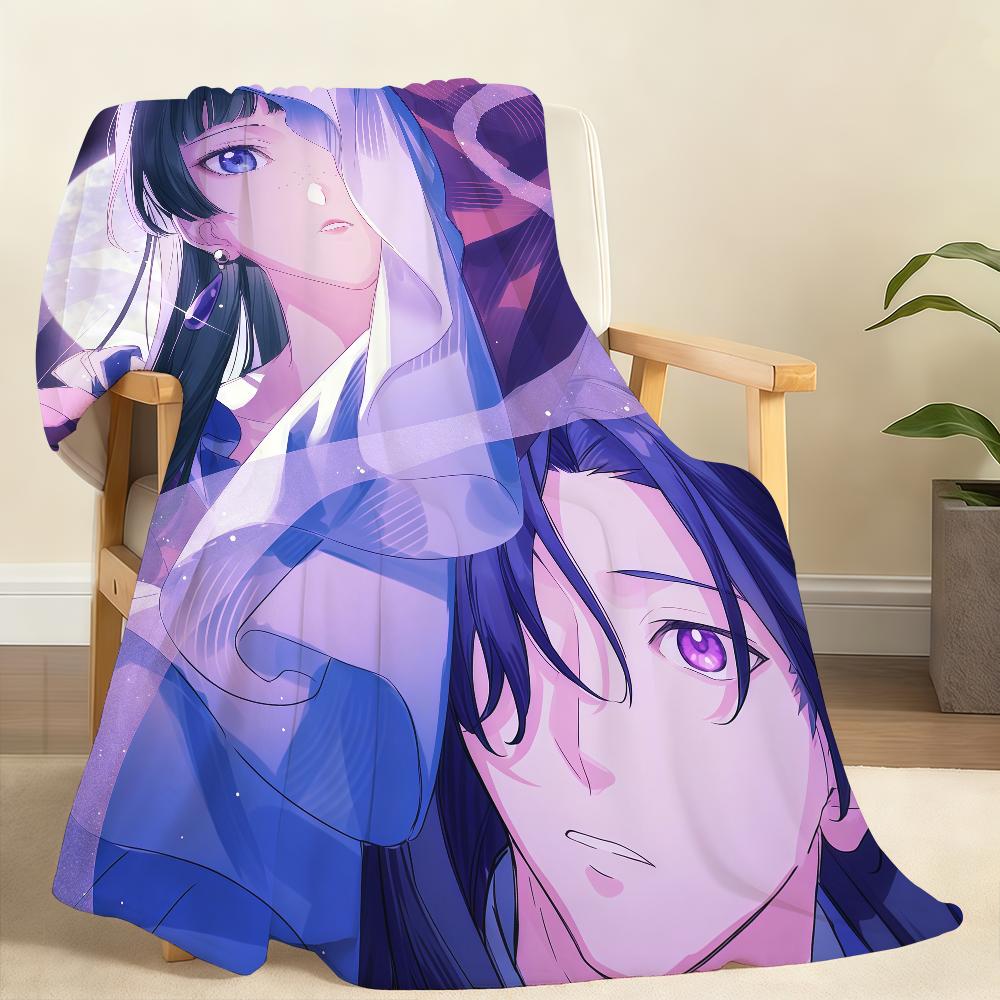 Hot Anime T The Apothecary Diaries Maomao Blanket Soft Throw Blanket for Home Bedroom Bed Sofa Picnic Travel Office Blanket Gift 75x90cm