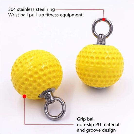 Pull Up Ball Mini Strength Training Plastic Anti-slip Arm Muscles Exercise for Finger