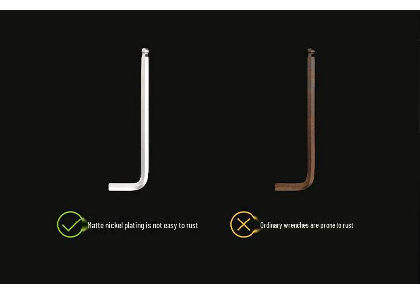 Sata Internal Hex Wrench Set - Extended Ball & Flat Head Screwdriver