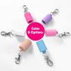 Practical Silicone Keychain Cap Accessories Portable Durable Holder Keychain Compatible For Lipgloss Storage And Balm Cap