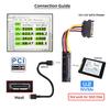 NFHK Oculink Female to NVME PCIe SSD Adapter for Motherboards SFF-8611 U.2 U.3 SFF-8639 PCI-Express