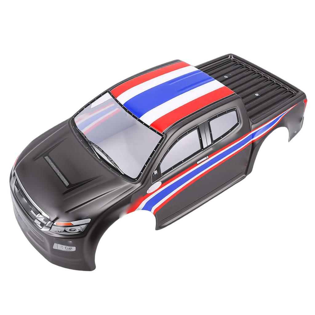 1 10 Scale RC Car Body Shell Accessory Spare Parts Remote Control Truck Body Shell for 26cm Wheelbase Coloured Flag
