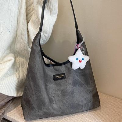 Fashionable Underarm Large Capacity Casual Retro Versatile Commuter One-shoulder Tote Bag Student Morning Eight Class Bag