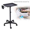 Aluminium Hair Salon Instrument Tray Adjustable Height Trolley Beauty Tools