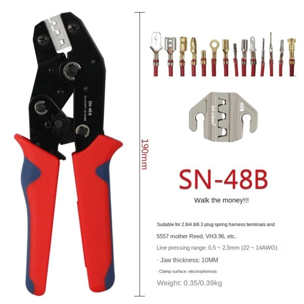 SN Multifunctional Crimping Pliers Waterproof Ratcheting Crimping Tool Wire Crimper Clamp Wrench