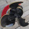 Set Of 2 Roman Empire Centurion Officer Helmet - Fully Functional 20 Gauge Steel Medieval Replica Costume Helmet