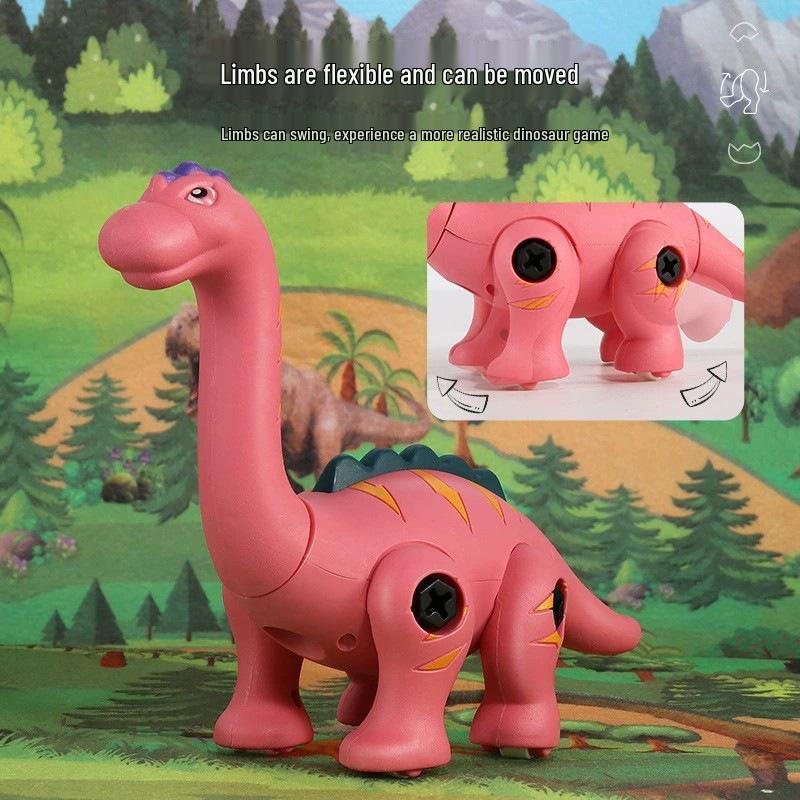 DIY Educational Dinosaur Assembly Toy - Tyrannosaurus Rex Model for Kids