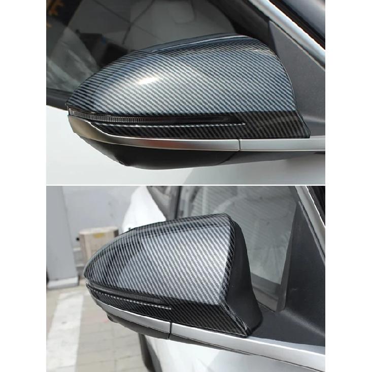For Hyundai Tucson 2021 2022 2023 NX4 Car Accessories Trim Carbon Fiber Styling Rear View Mirror Cover