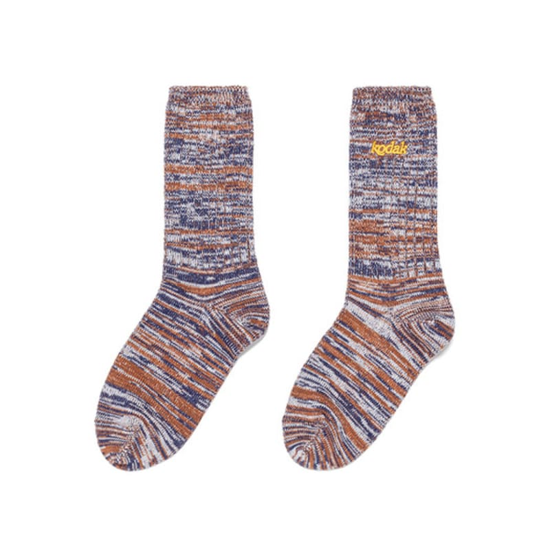 KODAK Apparel Multicolor Twisted Socks NAVY