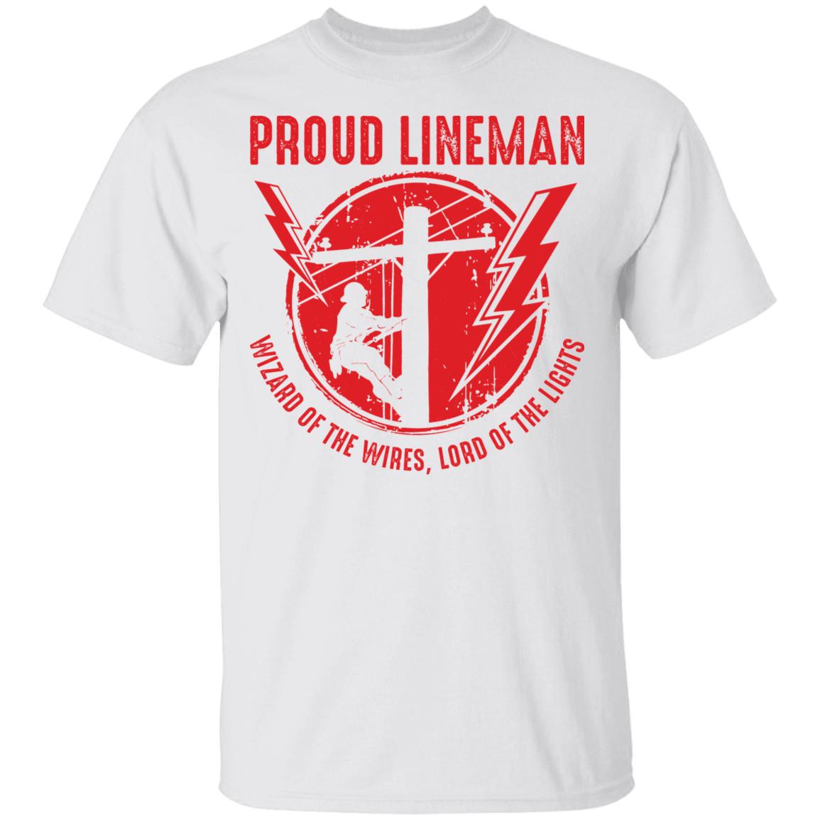 Proud Lineman T-Shirt XL