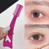 Delicate Finish 3-In-1 Eyelash Brush Long Wear Eyeliner Aid Tool  Makeup Artist