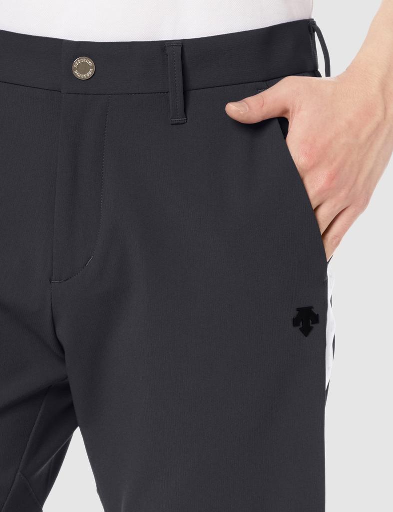 Golf Shorts Sweat Absorbent Quick Drying UV Care Stretch DGMTJD51 BK00 76 [DESCENTE GOLF] UPF50+ Men's (Black)