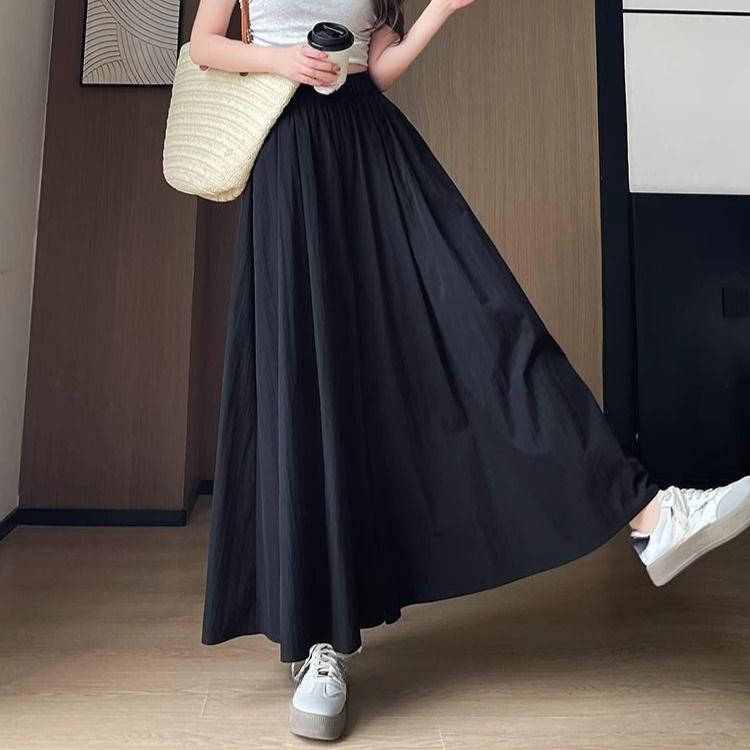 Summer High Waist Wide Leg Pants Loose Flowy Casual Lightweight Thin Trousers