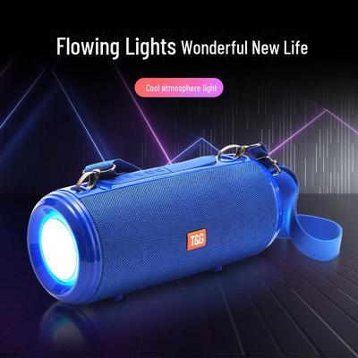 TG537 Colorful Light Dual Diaphragm Outdoor Waterproof Bluetooth Speaker with T Card and Call Function