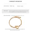 18k Gold-Plated Flower Gourd Bracelet: Chic Chinese Style, Versatile Fashion Bangle, Elegant Women's Hand Jewelry