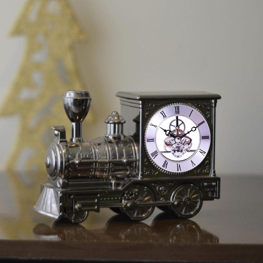 Round Clock Insert 12.6cm Retro Quiet Roman Numeral DIY Crafts Inlaid Head Gallbladder for