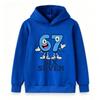 Kids Boys Girls Pullover Hoodie, Cute Cartoon 67 Character Printed Casual Sweatshirt, Soft Lightweight Long Sleeve Hooded Top for Daily Wear Party Gif