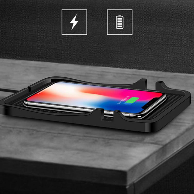 Wireless Car Charger Pad Auto Fast Charging Mat For SUV Wireless Car Charge Fast Charging Pad Suitable For SUV Auto Truck RV