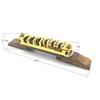 Gold Optional Archtop Jazz Guitar Roller Saddles Tune-O-Matic Bridge Rosewood Base with Wrench Guitar Bridge Replacement