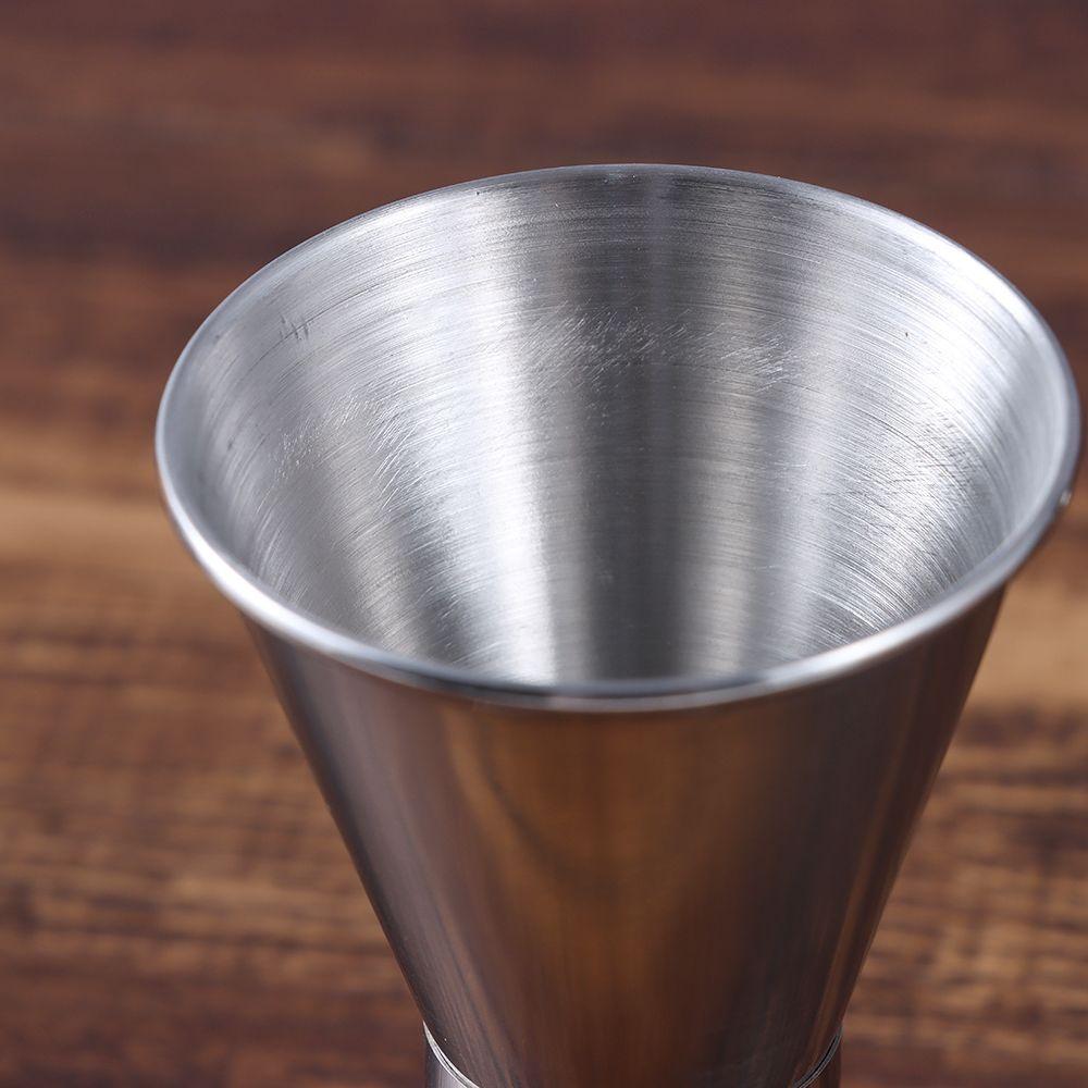Stainless Steel Dual Shot Drink Spirit Measure Jigger Cocktail Shaker Measure Cup Kitchen Bar Tools