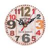 Unique Silent Wooden Round Wall Clock Home Decoration Wall Clocks,Arabic Numerals Hanging Clock for Laundry Room Decor