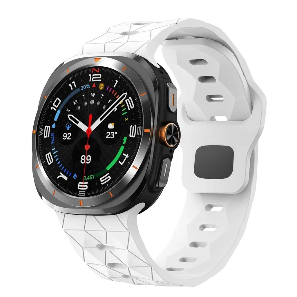 Sportowy Silikonowy Pasek do Samsung Galaxy Watch 7 Ultra 47mm 7 6 5 4 40/44mm Bransoleta do Watch 6 4Classic 43/47mm 5Pro 45mm Pasek