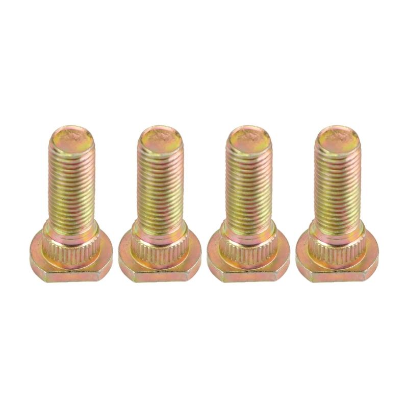 Premium M10 Lug Nut Motorcycle Wheel Screws Heavy Duty M10x1 25 Splines Lug Bolt for Go Kart Bike & Utility Vehicle