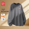 MINISO Men's Fleece Lined Crew Neck Long Sleeve T-Shirt