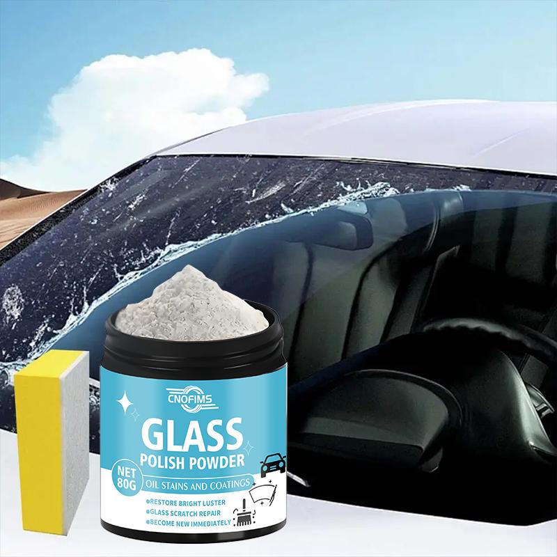 Extra Super Glass Polishing Powder - Restores Glass Transparency and Clarity, Safe Formula Won't Damage Glass, Universal