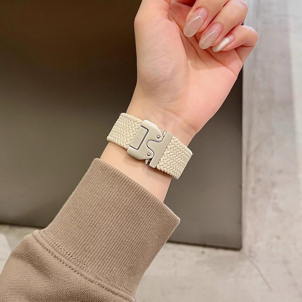 Parachute Strap for Apple Watch Bands 46mm 42mm 45mm 44mm 41mm Braided Loop Correa Bracelet iWatch Series 11 10 9 8 SE 7 6 5 4 3 3