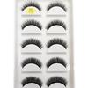 5 Pairs Natural 3D Mink False Eyelashes, Soft Wispy, Fluffy Eye Faux Lashes, Make Up Eyelash, Beauty Cat Cilios, 9 Styles