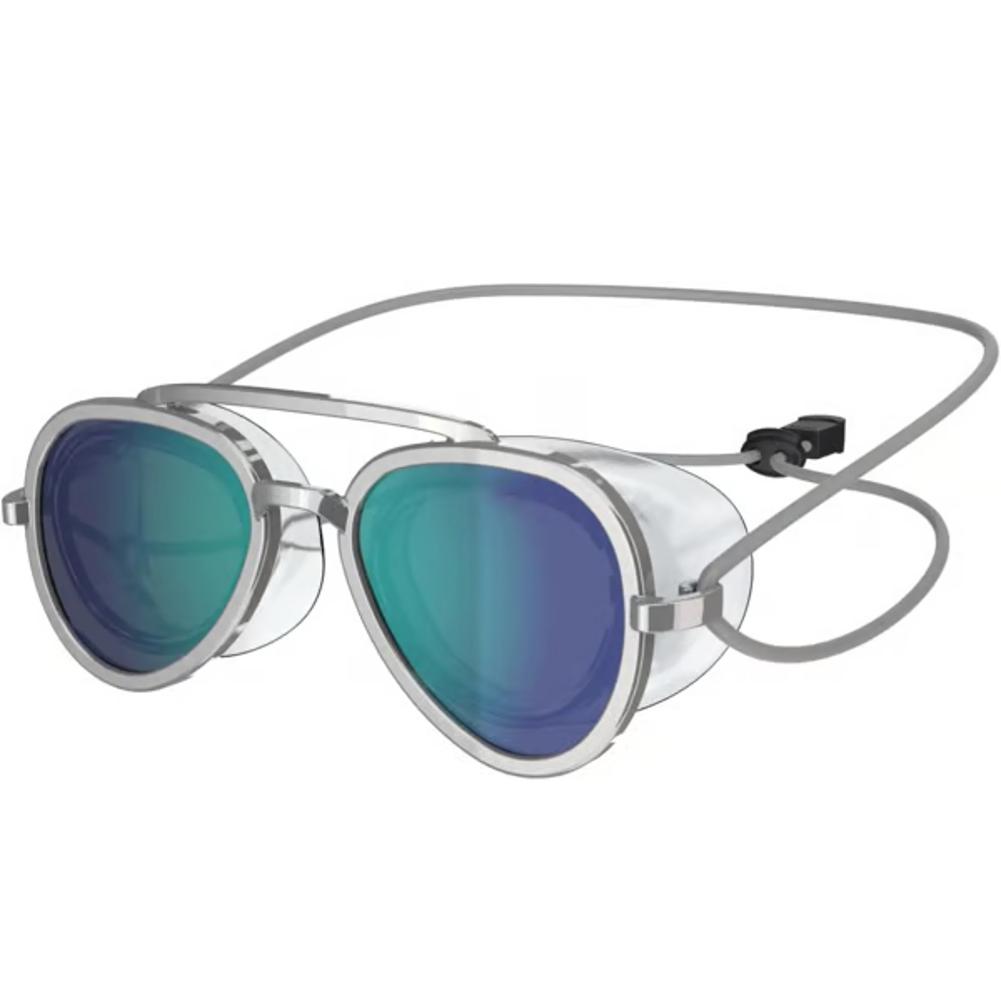 Full-View Swim Goggle Leak Proof Anti-Fog Swimming Goggle Adjustable Retro Swimming Goggles for Swimming Pool Diving Seaside