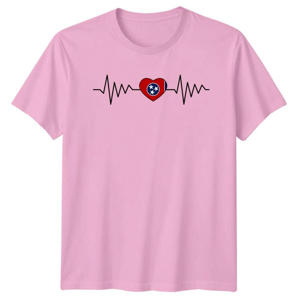 Tennessee Heartbeat TShirt State Pride Tennessee Birthday Gift For Him And Her