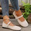 Flat-bottomed Retro Single Shoes Fairy Shoes, New Summer Ballet Shoes with Skirts Mary Jane Shoes