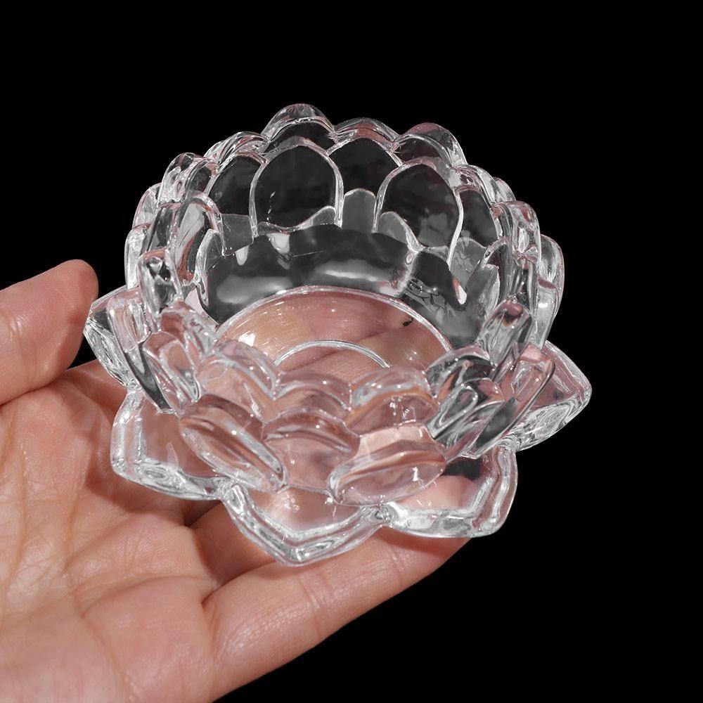 2Pcs Elegant Chinese Transparent Candlestick Ins Simple Candles Stand Party Decoration
