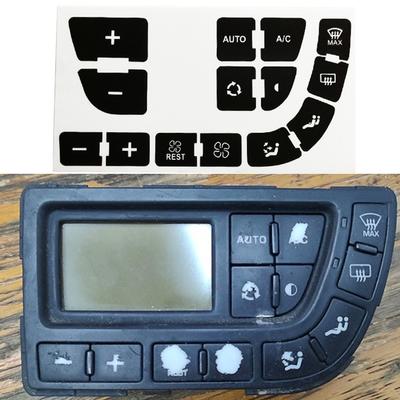 Practical To Use Button Repair Decal Sticker Clima Buttons