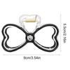 Glaze Bowknot Hair Claw Clip Colorful Bows Shaped Hairpin Ponytail Claw Clip Jaw Clip Large Hair Accessories for Women