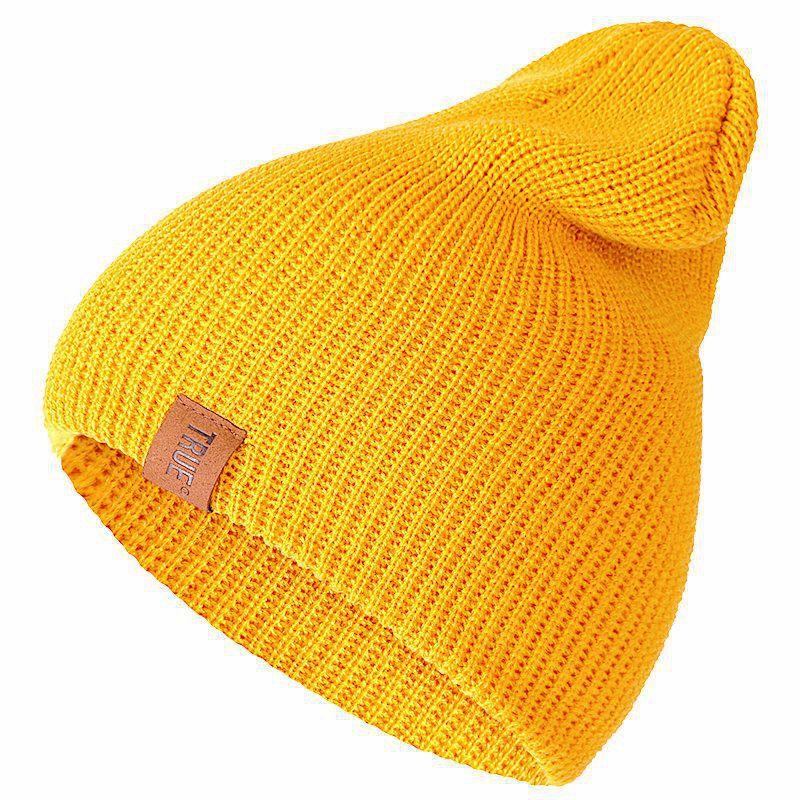 Hot Sale Unisex Casual Beanie Hat Men Women Basic Knitted Winter Hat Streetwear Beanie Cap