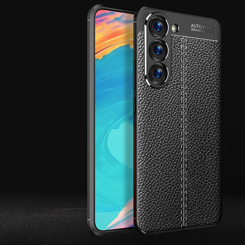 

Чехол для Samsung Galaxy S23 Plus Samsung S23 S 23 Plus Ultra Capa, противоударный кожаный чехол из ТПУ для чехлов Samsung S23 Plus For Samsung S23 Plus чёрный
